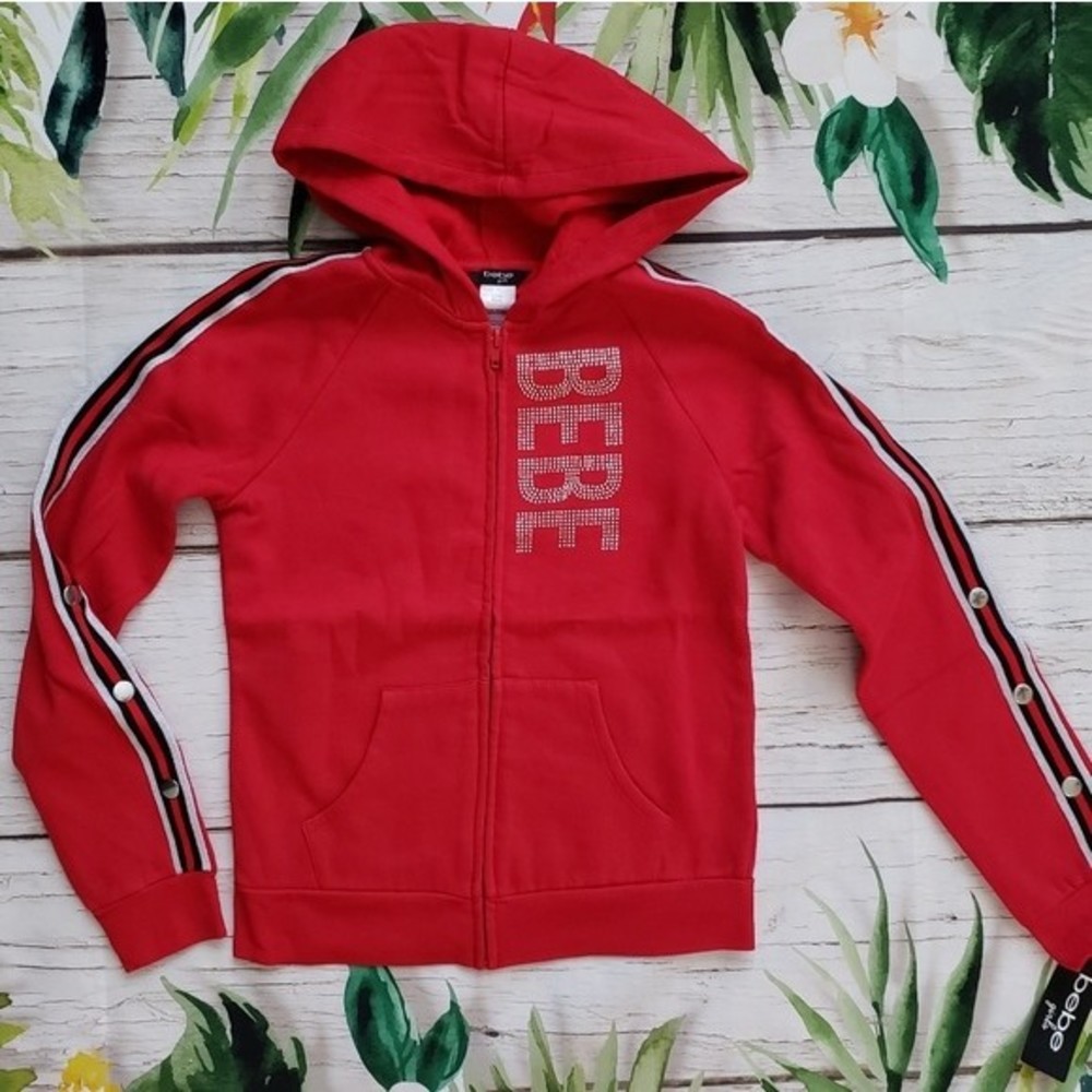 Bebe Girl's Zip Hoodie